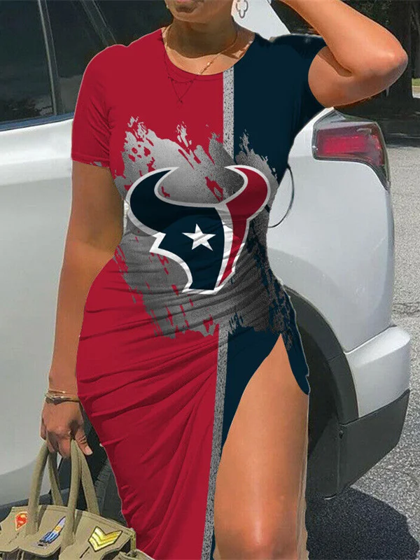 Houston Texans
Women's Slit Bodycon Dress
