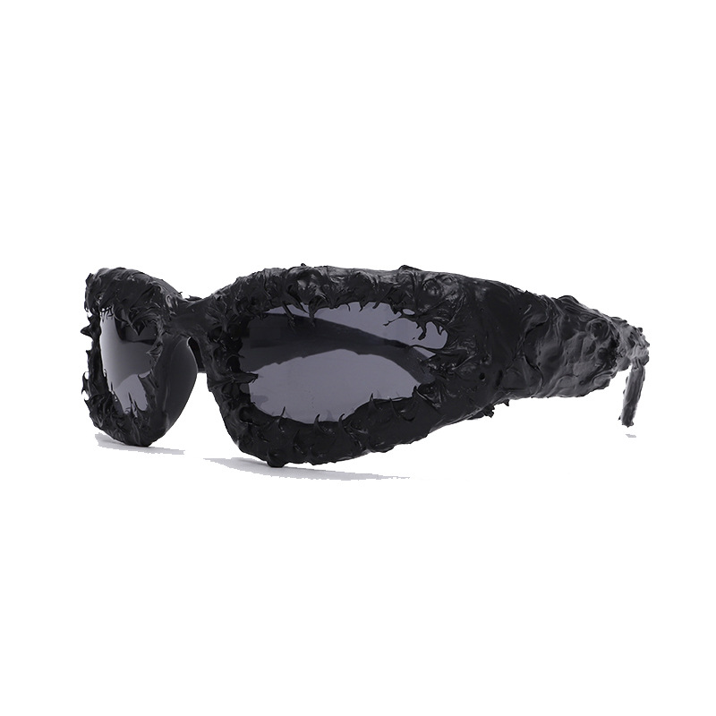 Fashion Statement Sunglasses With Edgy Irregular Design