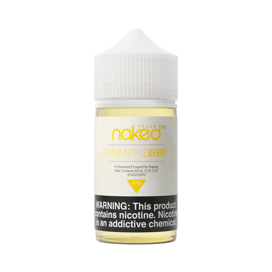 Naked 100 Cream Pineappleberry 60ml e-liquid, 65% VG