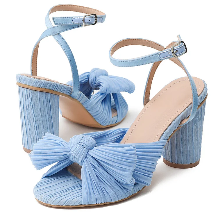 Women's Knotted Bow Heels