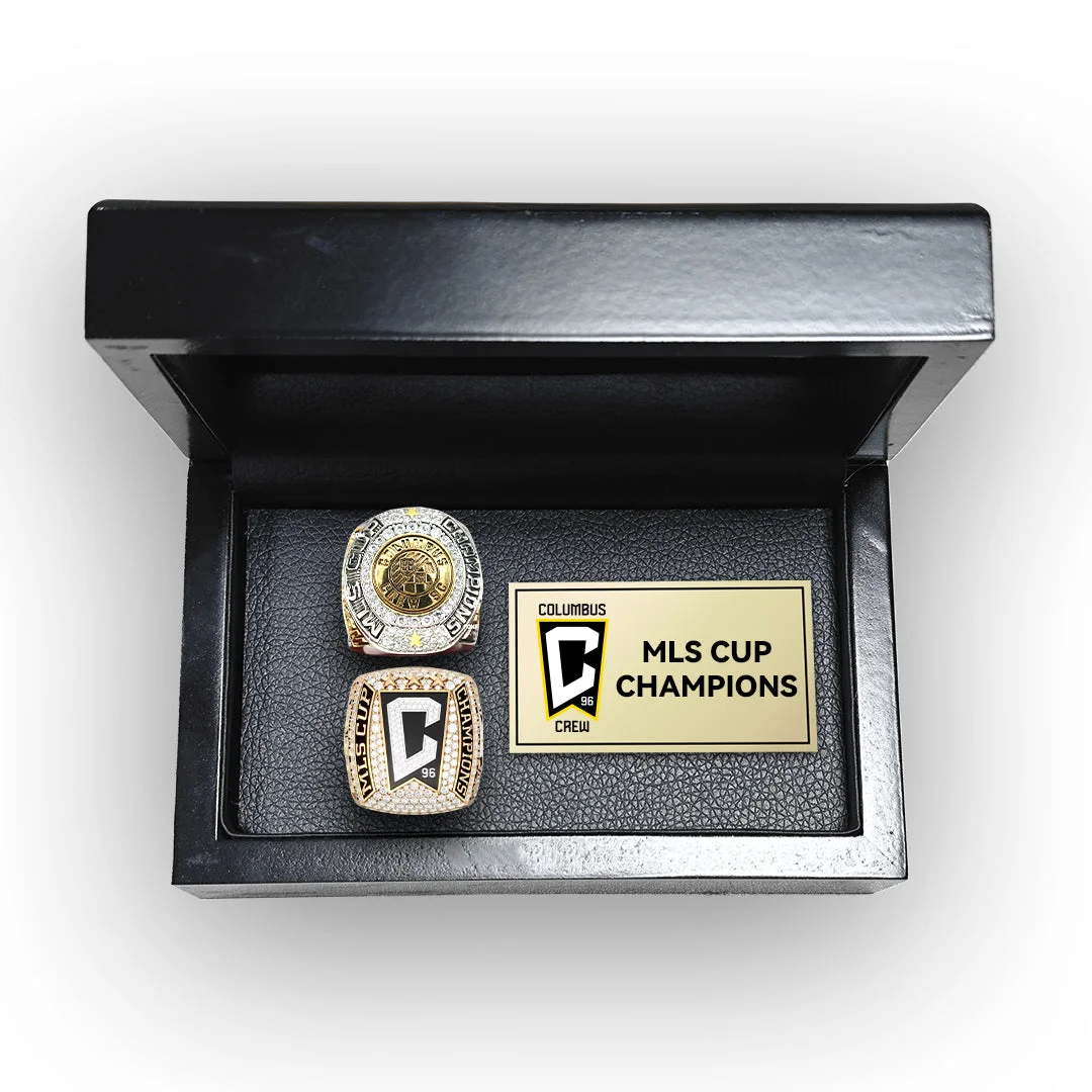 Columbus Crew MLS Cup Trophy Championship Ring Box