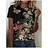 Efenbei Women T-Shirts Fashion 3d Butterfly Print Tshirt For Ladies Casual Streetwear Short Sleeves Tops Female Clothing Tees Camisetas