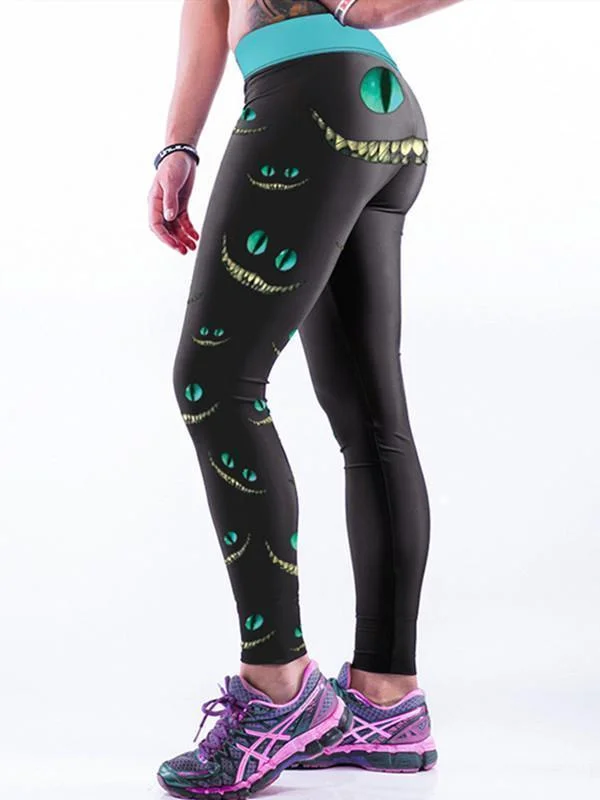 Little Monster Digital Printed Sports Yoga Pants