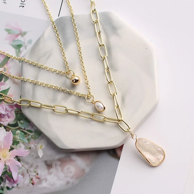 Simple Multilayer Necklace
