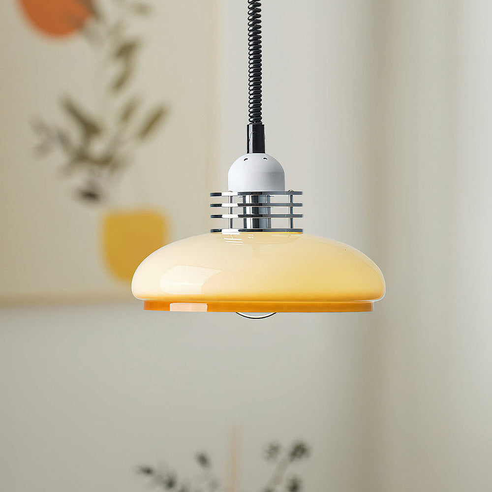 Bauhaus Glass Disc Stylish Pendant Light