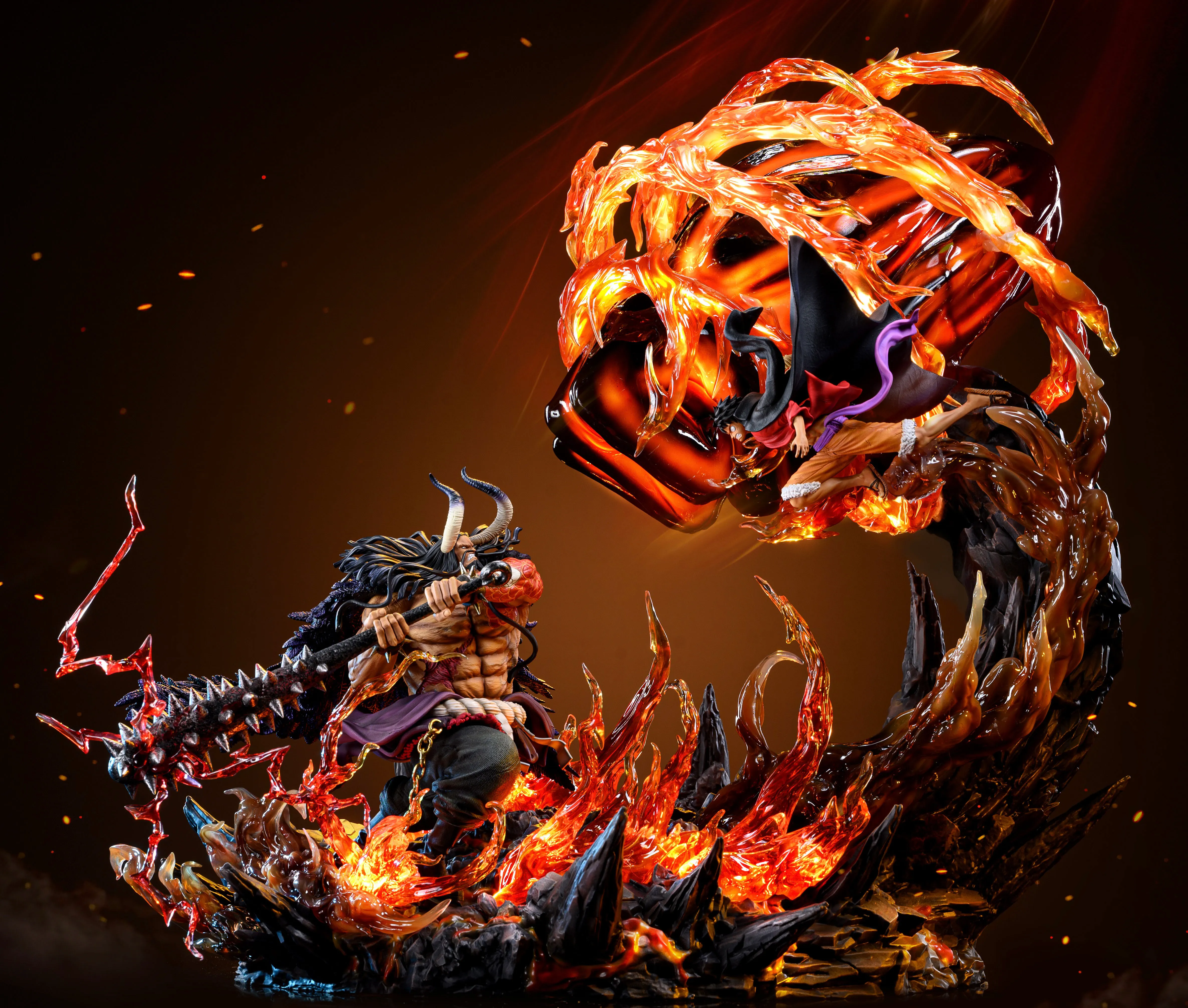 Ventus Studio - One Piece Luffy vs Dragon kaido 1/4 Statue(GK)