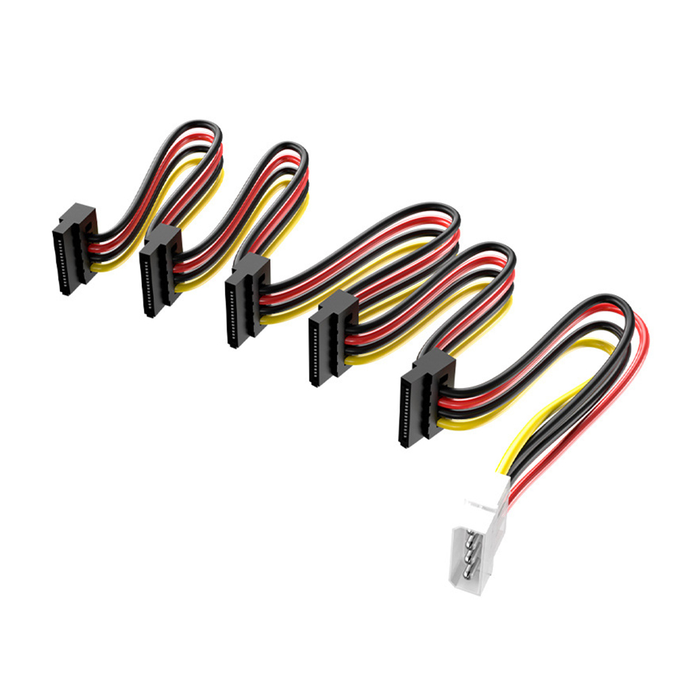 1 to 5 SATA Power Cable Adapter Splitter Cable Hard Drive Power Supply Cord, 501 Original
1 to 5 SATA Power Cable Adapter Splitter Cable Hard Drive Power Supply Cord, 501 Original