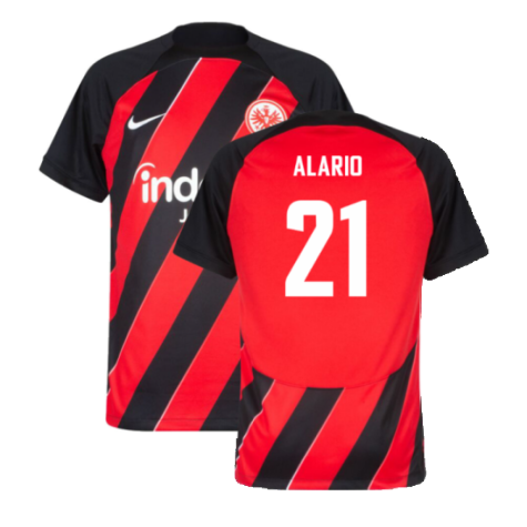 Eintracht Frankfurt Lucas Alario 21 Home Shirt Kit 2023-2024