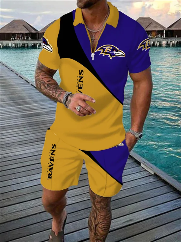 Baltimore Ravens
Limited Edition Polo Shirt And Shorts Two-Piece Suits