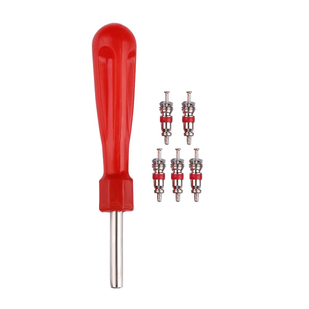5Pcs Valve Cores With Car Bicycle Tyre Tire Valve Core Remover Repair Tool, 501 Original
5Pcs Valve Cores With Car Bicycle Tyre Tire Valve Core Remover Repair Tool, 501 Original