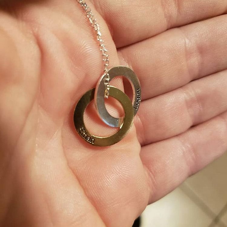 925 Stering Silver Handmade Personalized Gift Family Necklace