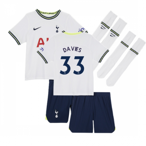 Tottenham Hotspur Ben Davies 33 Home Shirt Kids & Junior Mini Kit 2022-2023