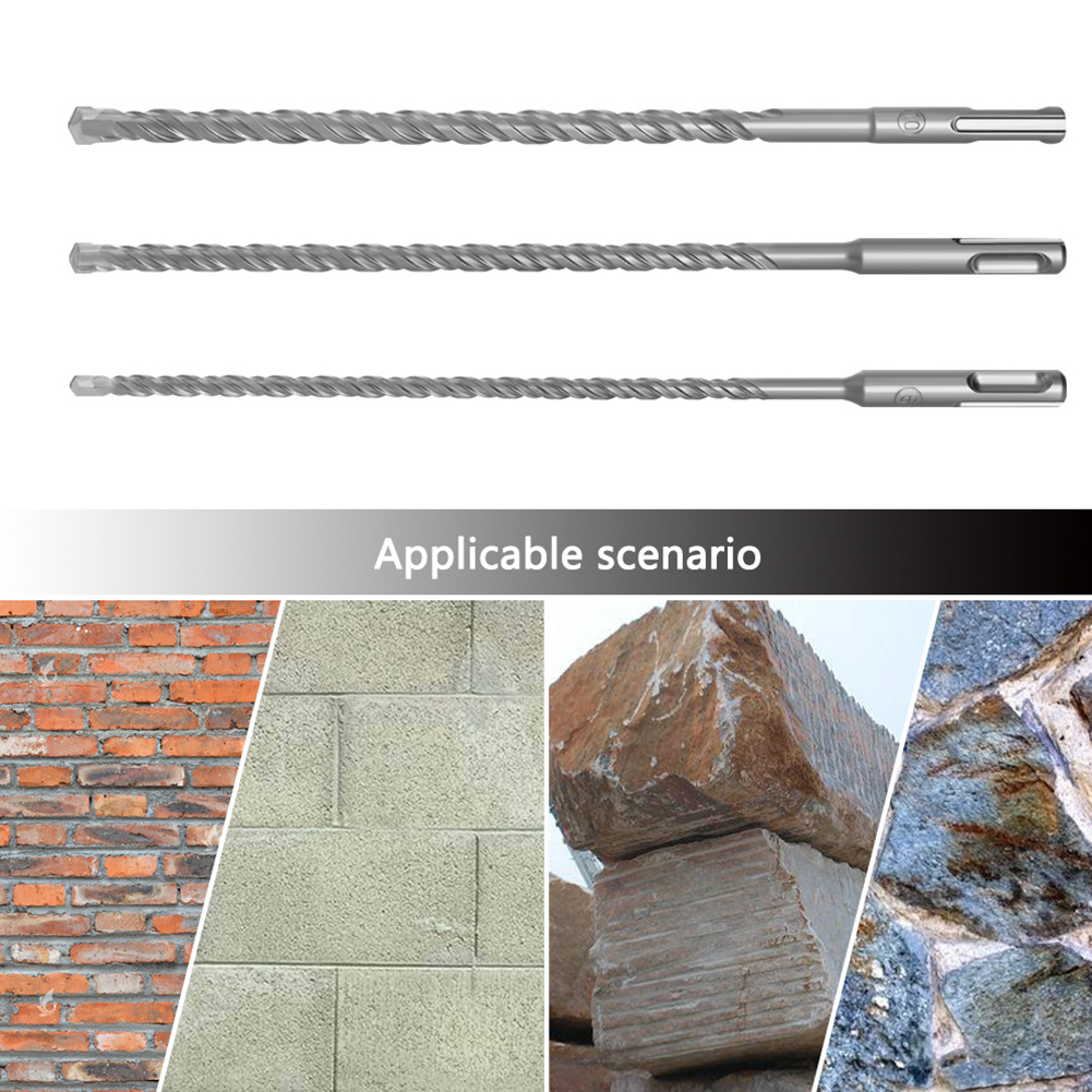 6-10mm Round Shank Twist Drill Bit for Wall Cement Concrete Power Tools, 3pcs, 501 Original
6-10mm Round Shank Twist Drill Bit for Wall Cement Concrete Power Tools, 3pcs, 501 Original