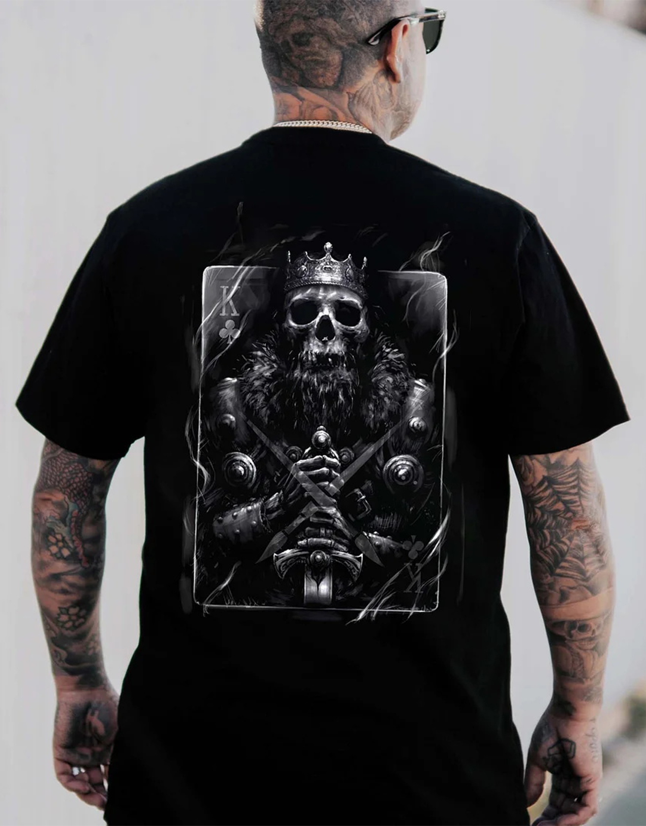 Poker Skull T-Shirt Lixishop 
