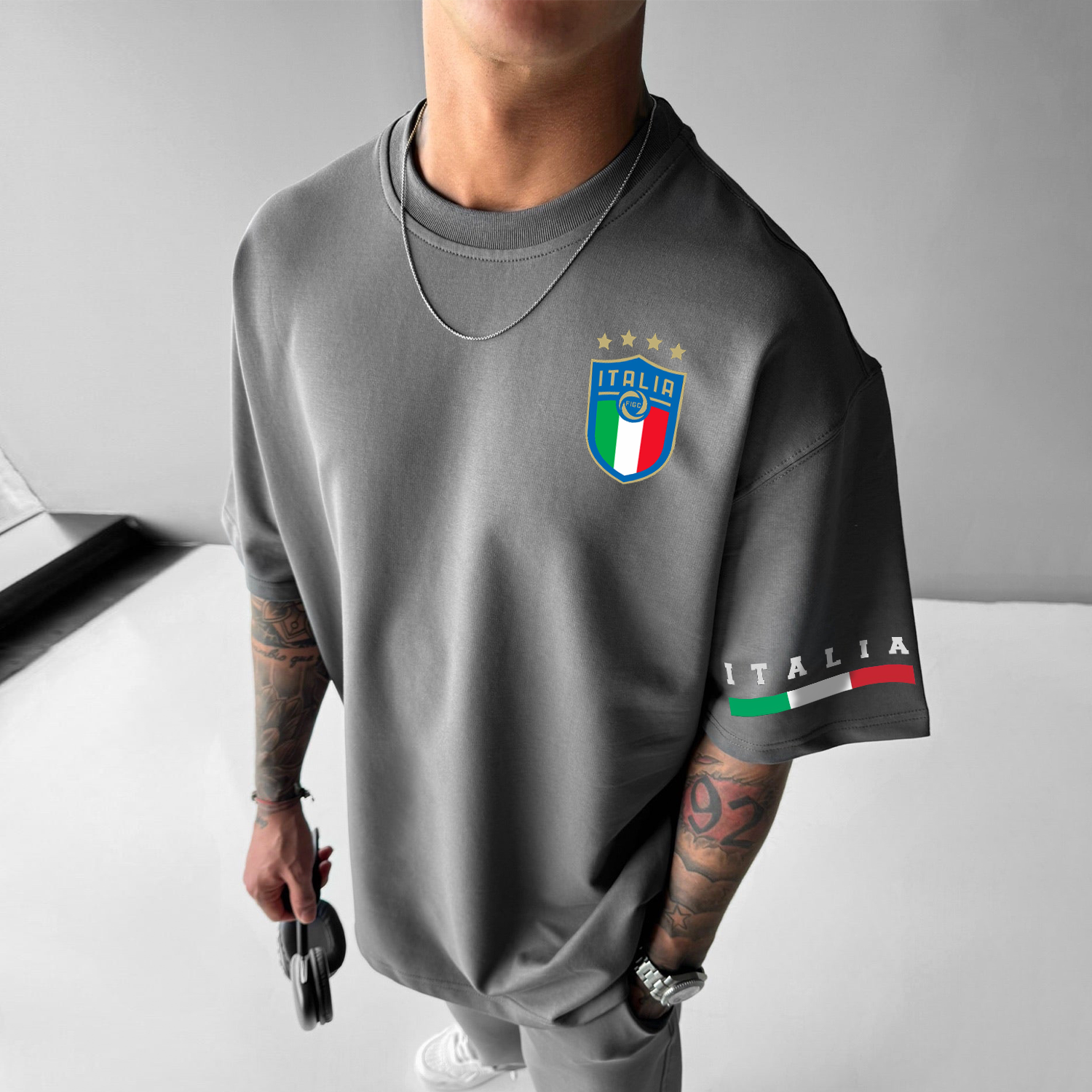 Oversized Italia FC Casual Tee