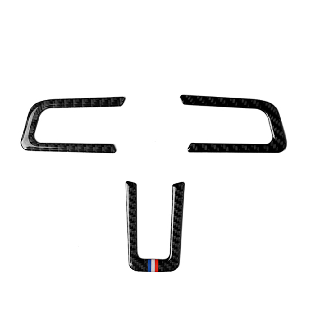 3pcs/set Carbon Fiber Steering Wheel Trim Cover for Ford Mustang 2015-2017, 501 Original
3pcs/set Carbon Fiber Steering Wheel Trim Cover for Ford Mustang 2015-2017, 501 Original