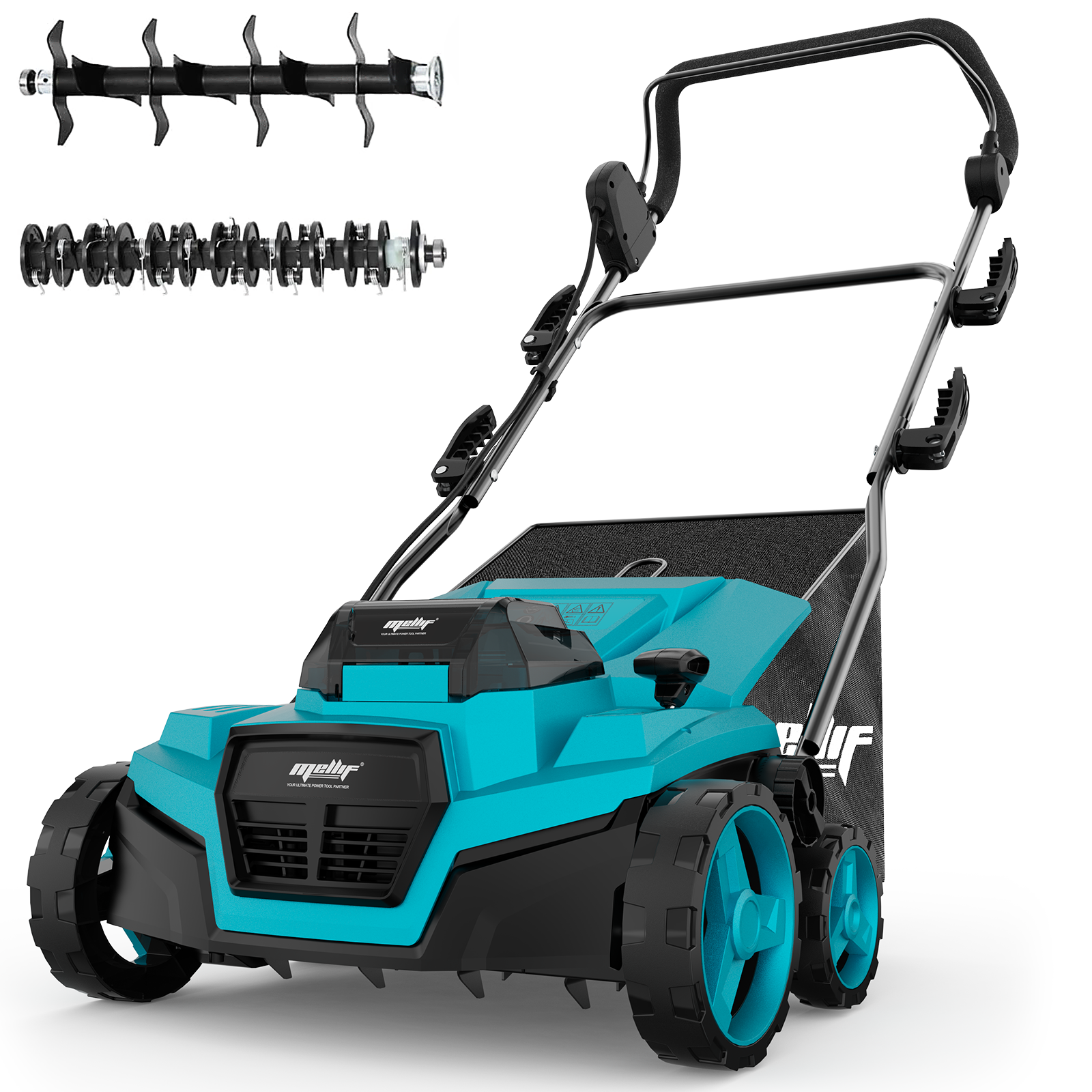 Mellif Cordless Scarifier & Aerator | 2-in-1 Lawn Tool | Makita
