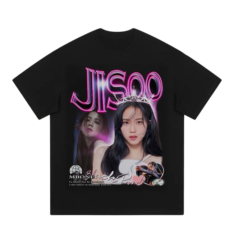 Pure Cotton Blackpink Jisoo T-shirt weebmemes