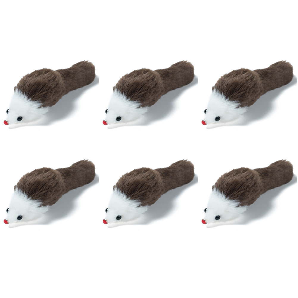 6pcs Cat Toys Plush Simulation Big Mouse Sounding Bite-Resistant Pet Toys, Light brown, 501 Original
6pcs Cat Toys Plush Simulation Big Mouse Sounding Bite-Resistant Pet Toys, Light brown, 501 Original