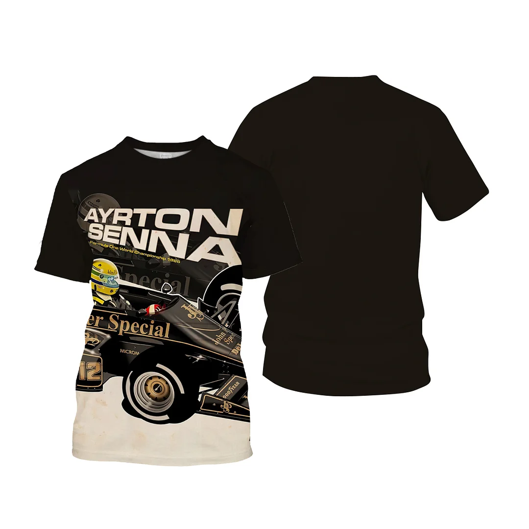 Ayrton Senna Full Printed T-shirt - Devcarry