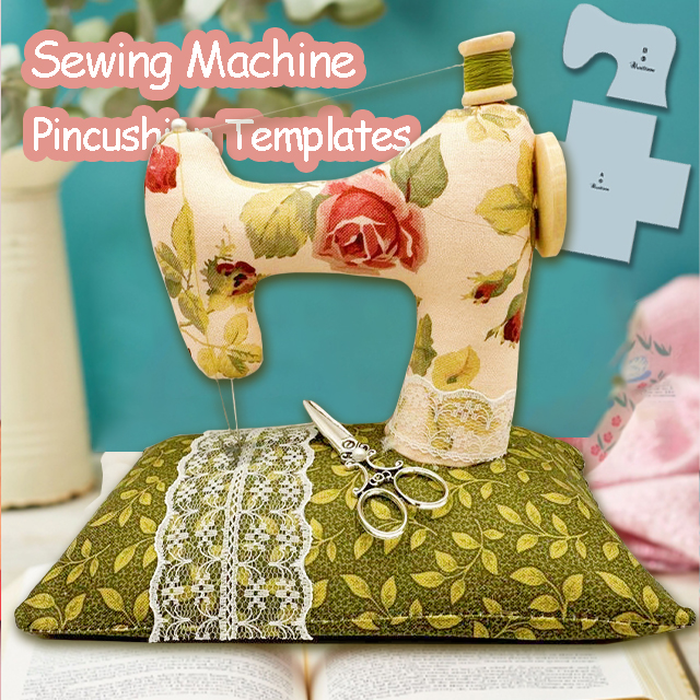 Sewing Machine Pincushion Templates