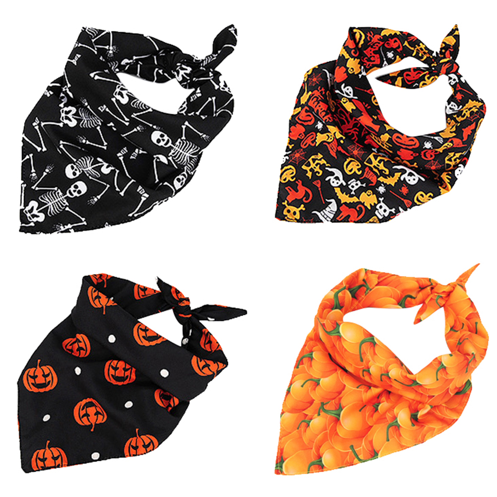 4pcs Pet Triangle Saliva Scarf Adjustable Dog Towel Bib for Halloween Decor, 501 Original
4pcs Pet Triangle Saliva Scarf Adjustable Dog Towel Bib for Halloween Decor, 501 Original