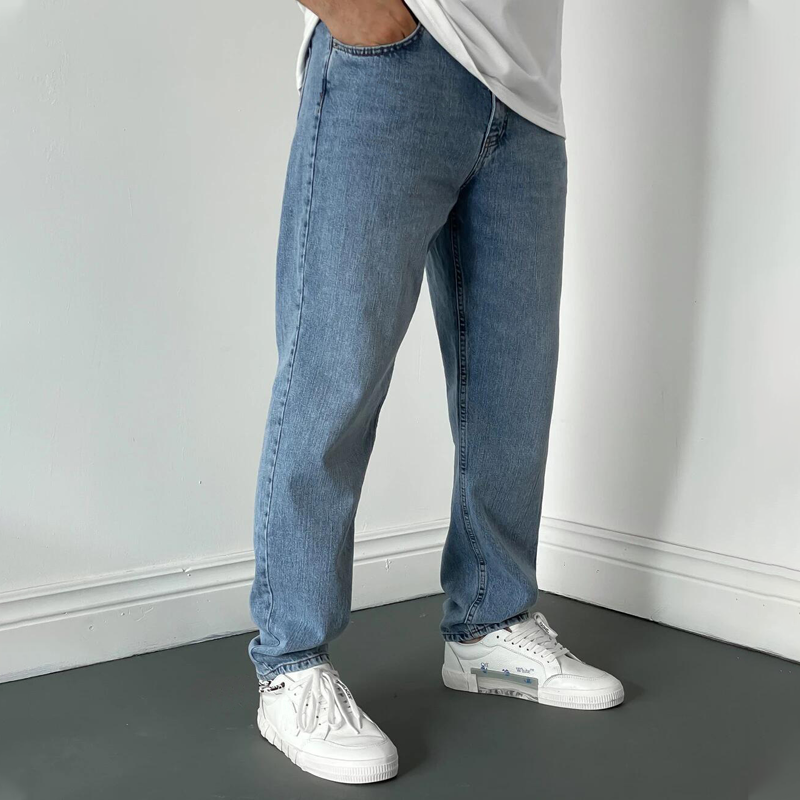 Vintage Straight Wide Leg Jeans / [blueesa] /