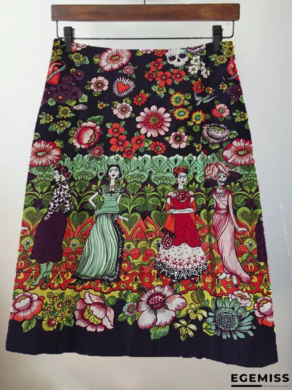 People Floral-Print Skirt | EGEMISS