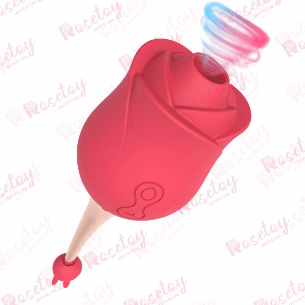 Rose Sucking Pinpoint Vibrator with 2 Attachments Rosetoy Official