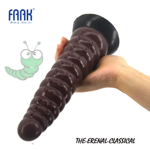 pornhint Pornhint Huge Dildo Silicone Butt Plug Stitching Penis Suction 9.84" Dildo Sex Toys