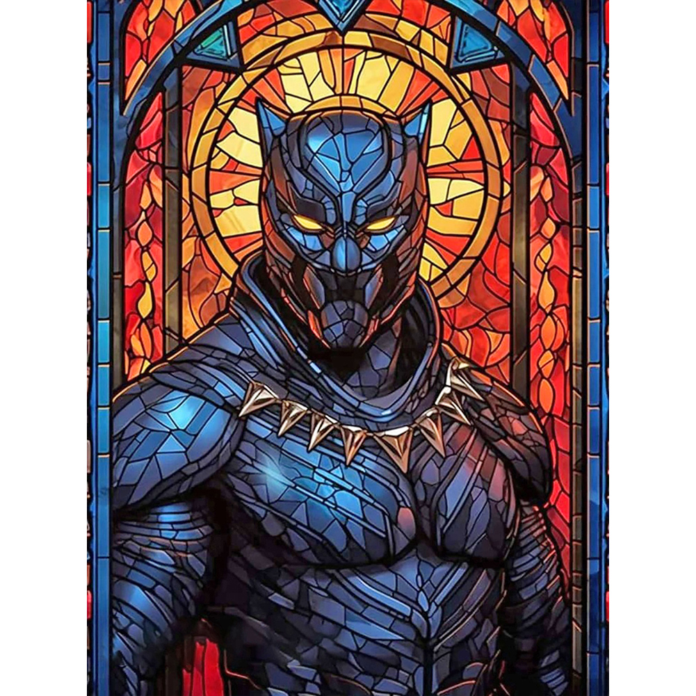 5D Diamond Painting Marvel Black Panther Kit