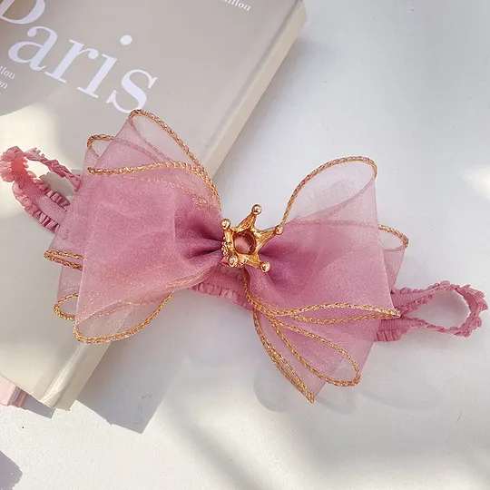 Baby Girl Cute Tiara Bow Hairband