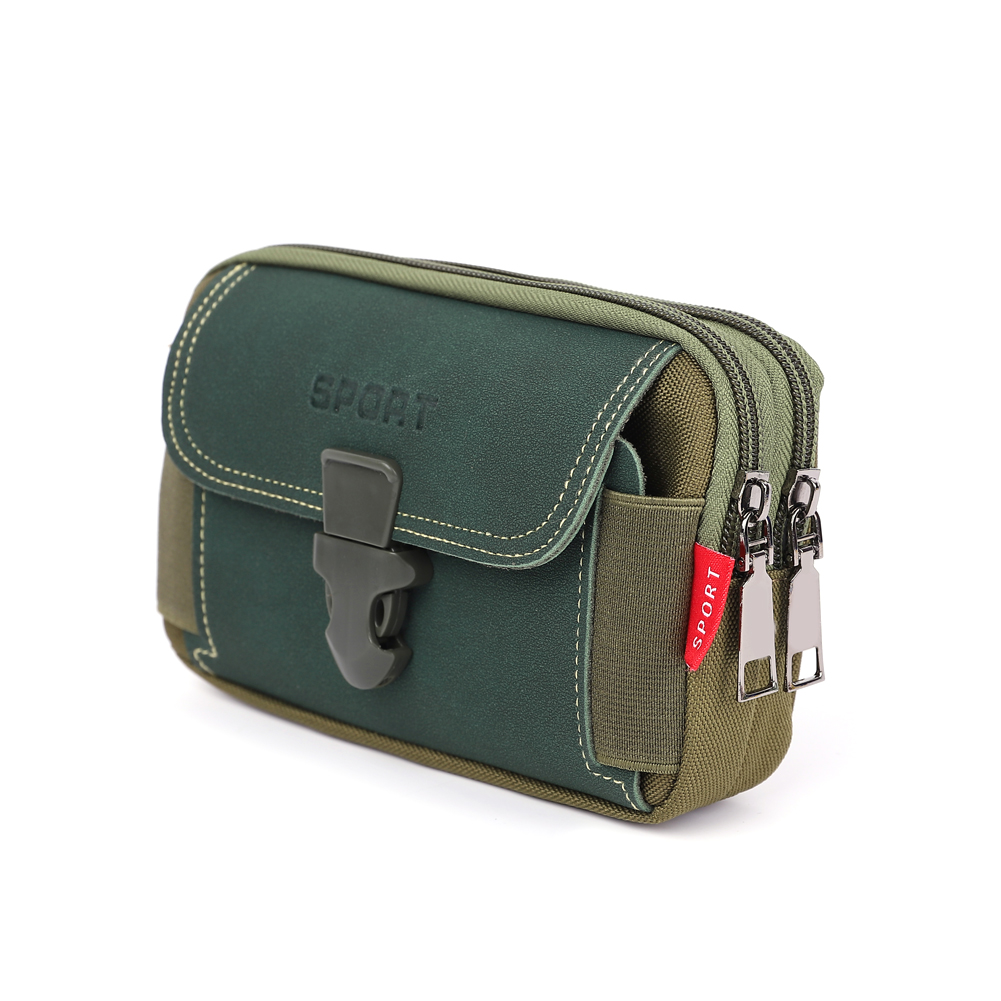 Men Canvas Waist Bag Phone Purse Zipper Belt Bum Pouch (Style 2 Green), 501 Original
Men Canvas Waist Bag Phone Purse Zipper Belt Bum Pouch (Style 2 Green), 501 Original