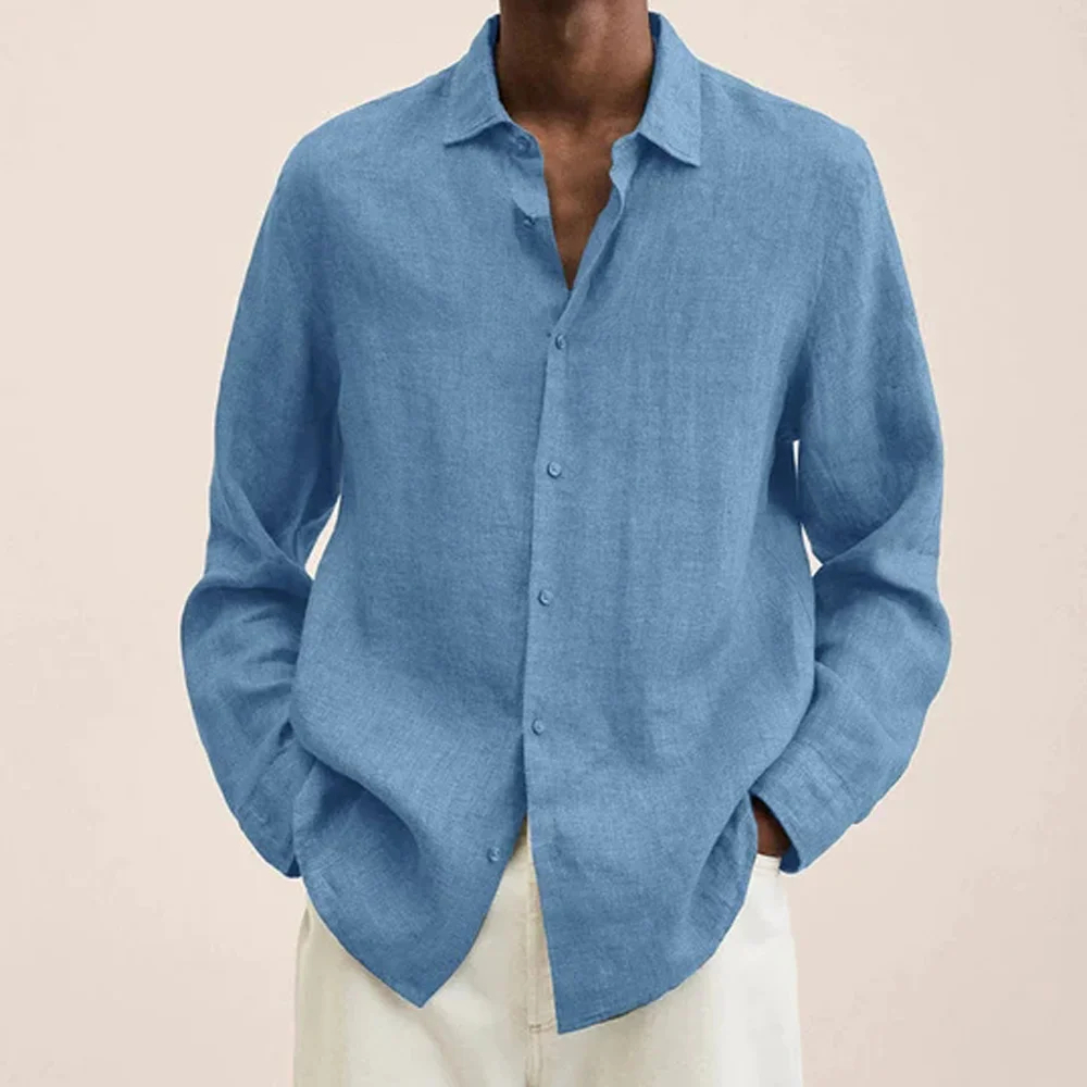 Uomo Camicia a maniche lunghe in tessuto setoso | Uomo Saldi