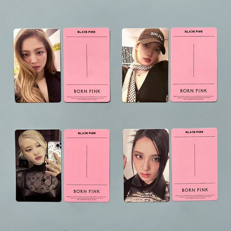 Blackpink Born Pink Pink Ver Selfie Photocard