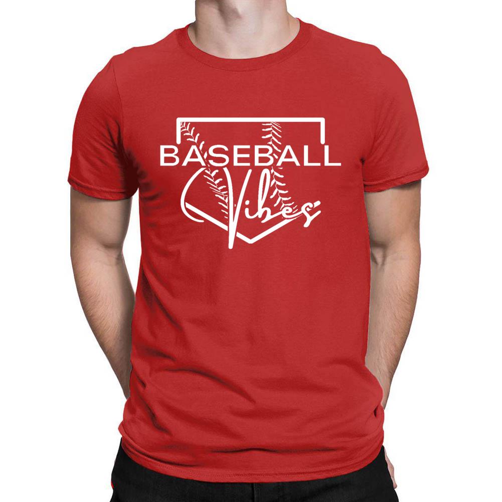 Baseball Vibes Men's T-shirt-Guru-buzz