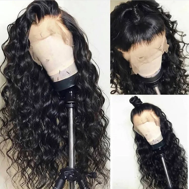 Loose Wave Glueless 13x6 Lace Frontal Wig Deep Hairparting