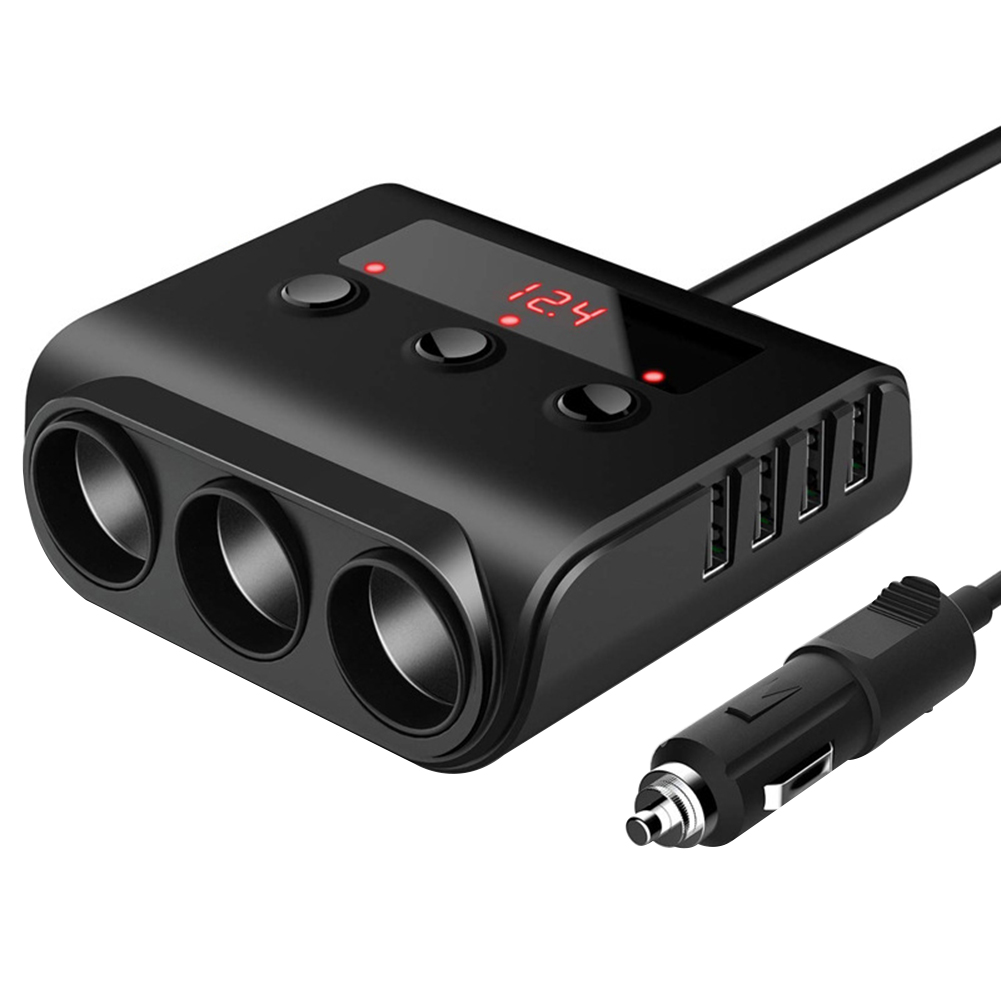 100W 3-Socket Car Cigarette Lighter Splitter Adapter 4 Ports USB Charger, 501 Original
100W 3-Socket Car Cigarette Lighter Splitter Adapter 4 Ports USB Charger, 501 Original