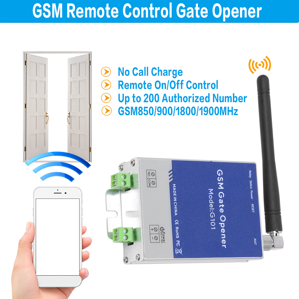 RTU5024 GSM Gate Opener Free Call Wireless Door Opener for Garage Doors Shutters, 501 Original
RTU5024 GSM Gate Opener Free Call Wireless Door Opener for Garage Doors Shutters, 501 Original