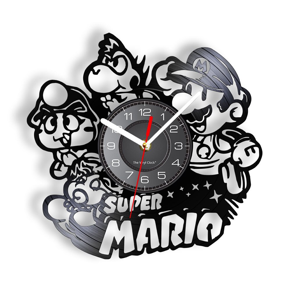 Mushroom Brother Video Game Retro - Vinyl Record Wall Clock - Without LED, 501 Original
Mushroom Brother Video Game Retro - Vinyl Record Wall Clock - Without LED, 501 Original