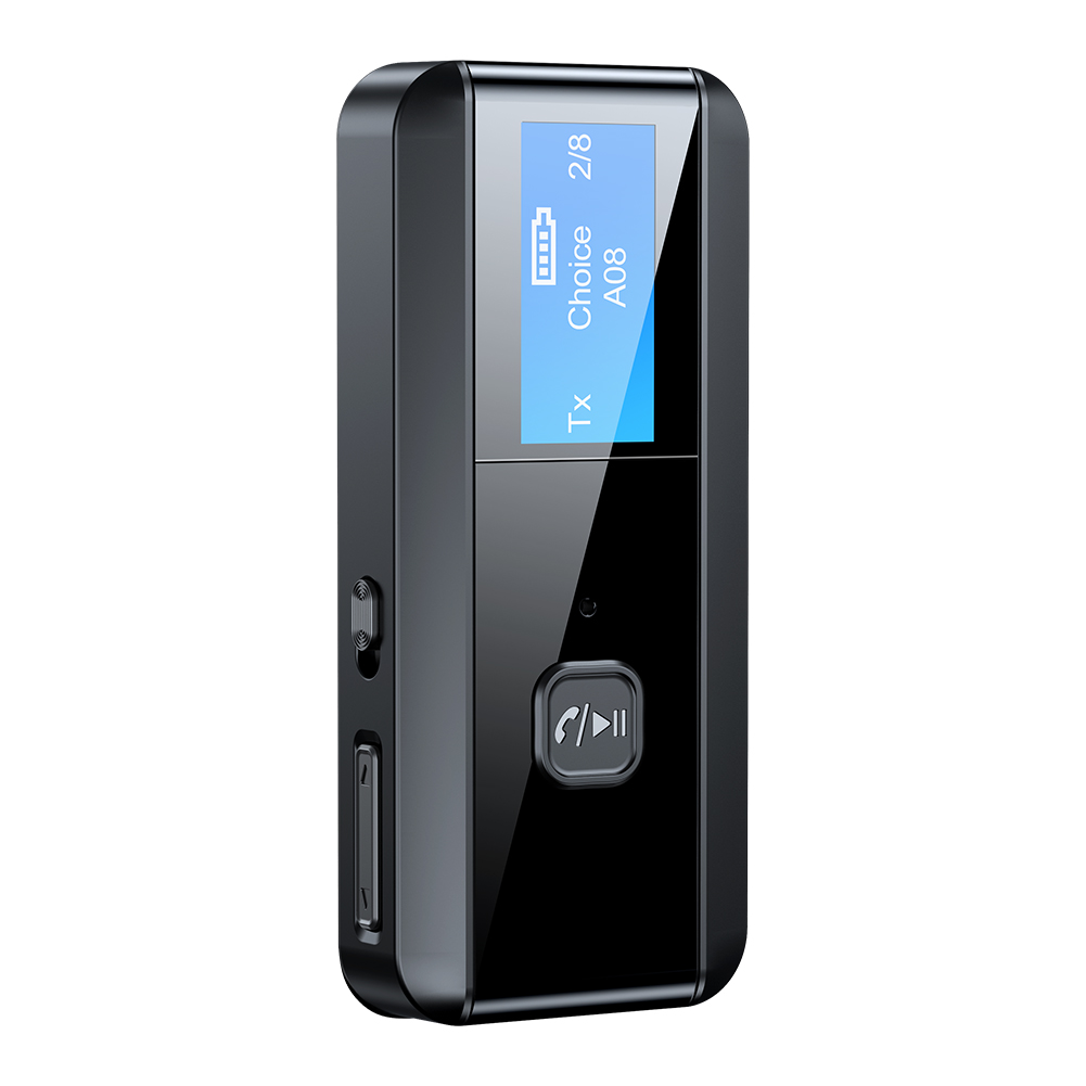 2 in 1 Bluetooth 5.0 Audio Receiver Transmitter LCD 3.5mm AUX Music Adapter, 501 Original
2 in 1 Bluetooth 5.0 Audio Receiver Transmitter LCD 3.5mm AUX Music Adapter, 501 Original