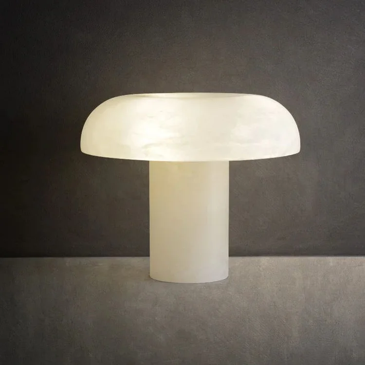 Spain Alabaster Mushroom Table Lamp 