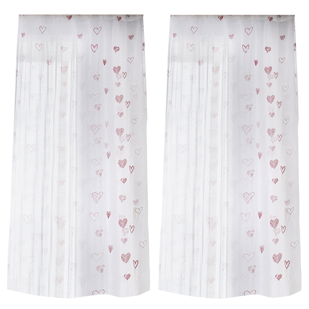 1pc Heart Perforated Tulle Curtain Polyester Window Screen (100x200cm, 501 Original
1pc Heart Perforated Tulle Curtain Polyester Window Screen (100x200cm, 501 Original