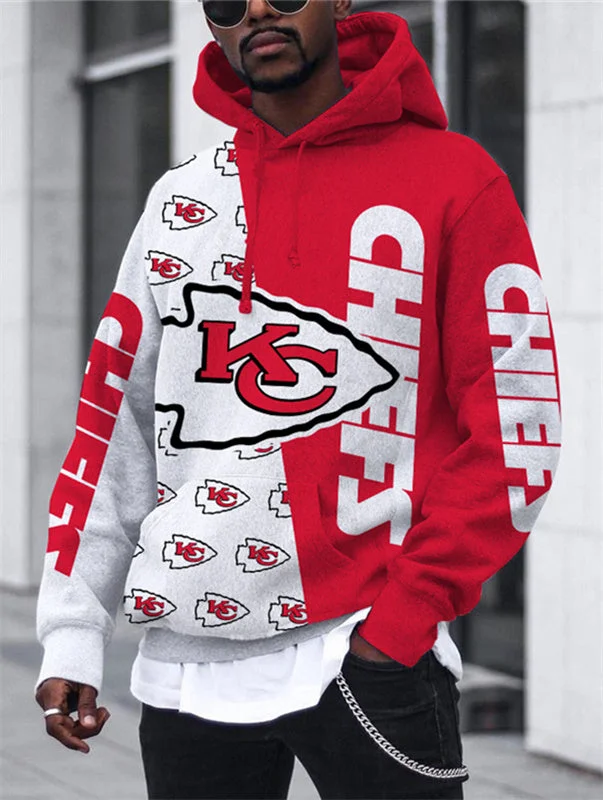 Kansas City Chiefs
3D Printed Hooded Pocket Pullover Hoodie