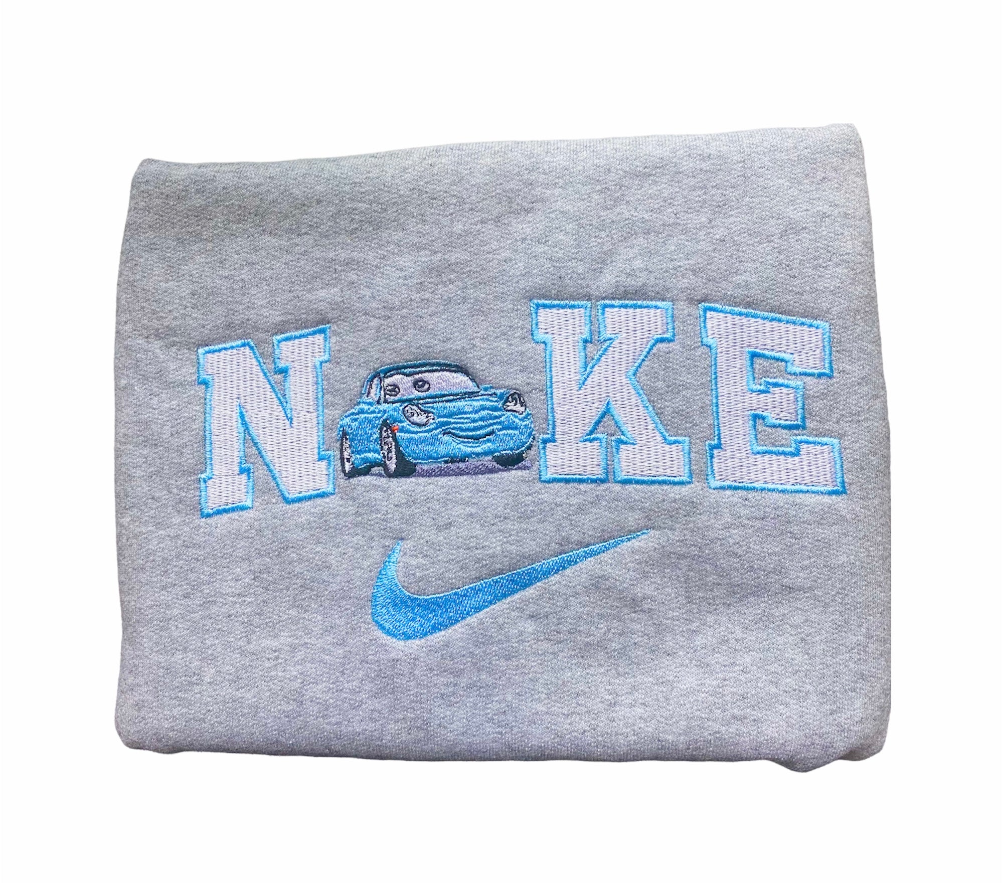 Blue Car Swoosh