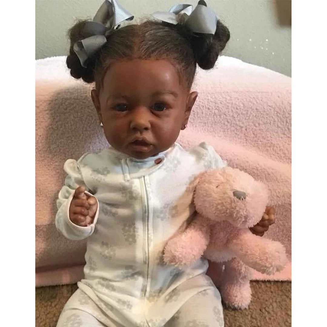 Black Reborn Doll Girl 20'' Realistic Reborn Silicone Baby Marcellus Gift for Children -Creativegiftss® - [product_tag] RSAJ-Creativegiftss®