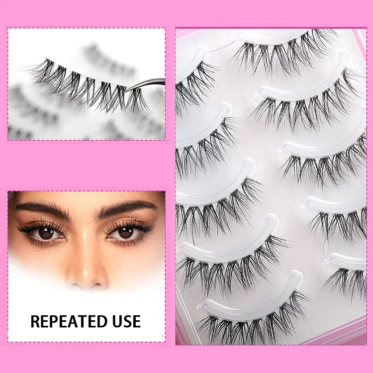 Aprileye Mink hair stage makeup thick false eyelashes
