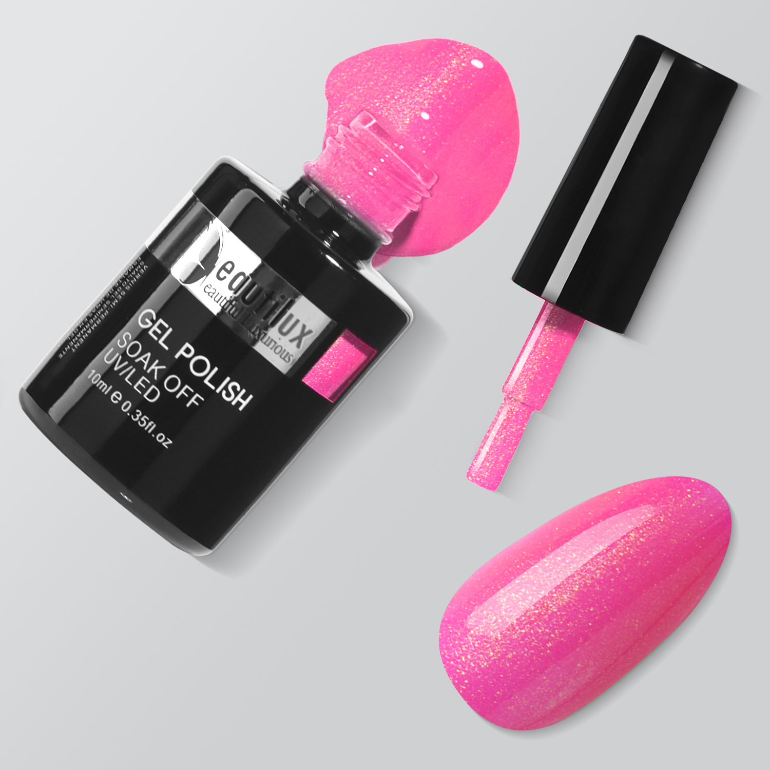 HEMA& TPO Free Nail Gel Polish Color 10ml Summer Collection- Glowpink