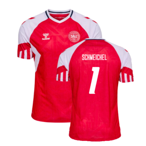 Denmark Kasper Schmeichel 1 Home Shirt Kit 2023-2024