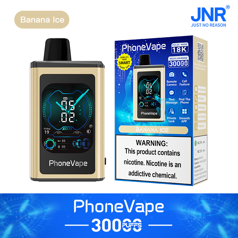JNR PhoneVape 30K Disposable Vape-Banana ice Best Vape